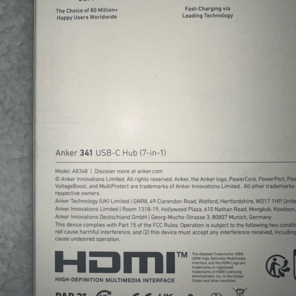 NWT Anker 341 USB-C Hub (7 in 1) - Picture 3 of 11